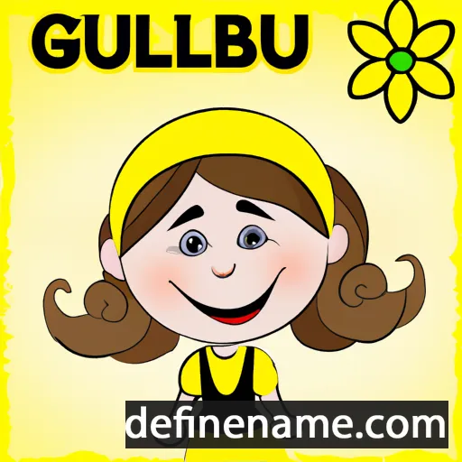 cartoon of the name Gülben