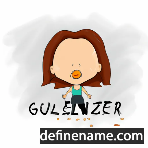 cartoon of the name Gülnezer