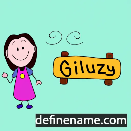 cartoon of the name Gülqız