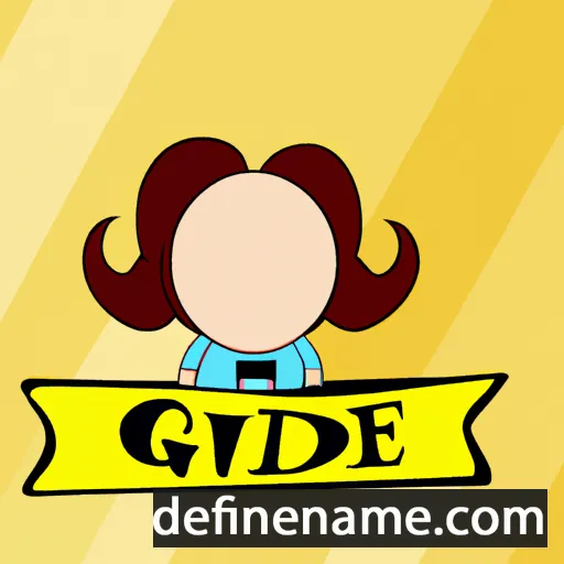 cartoon of the name Güzide