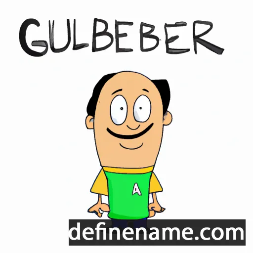 cartoon of the name Guilberto