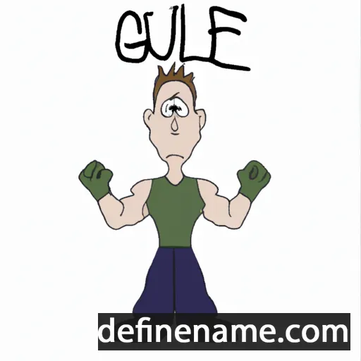 cartoon of the name Guile