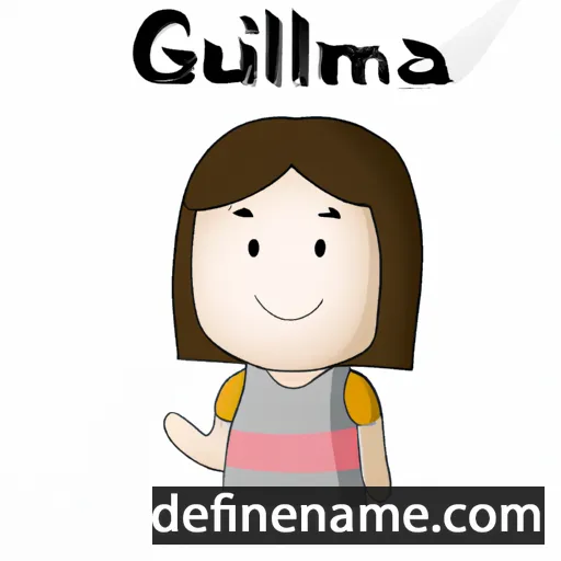 cartoon of the name Guillelma