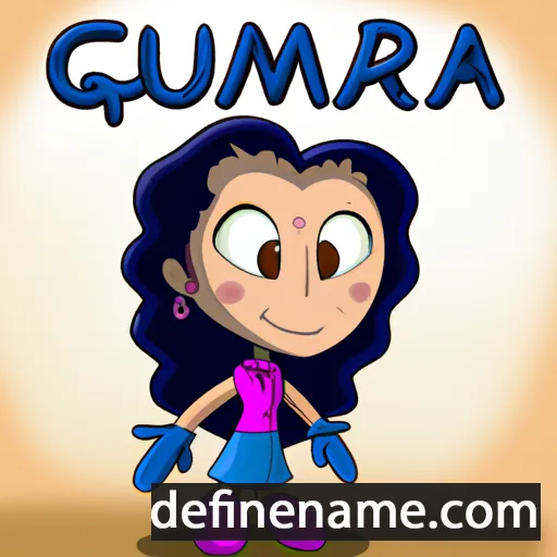 cartoon of the name Guiomara