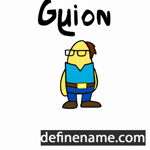 cartoon of the name Guion