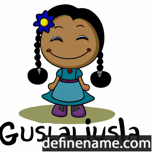 cartoon of the name Guislana