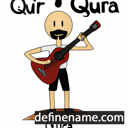 Guitèira cartoon