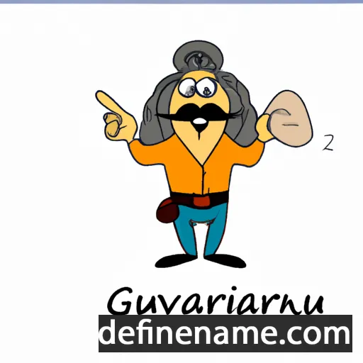 cartoon of the name Gulanvar