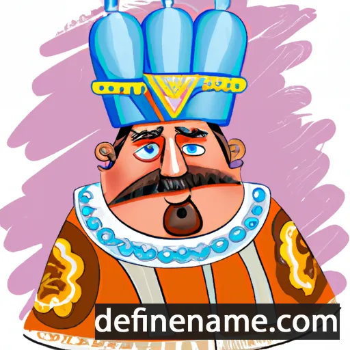 cartoon of the name Gulbarshyn