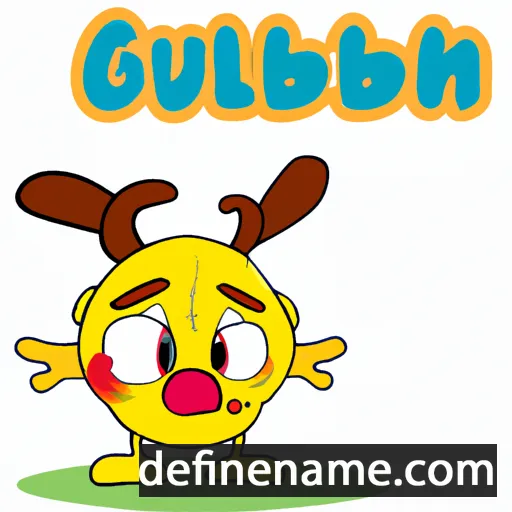 Gulbonu cartoon