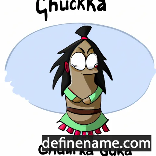 cartoon of the name Gulchyekhra