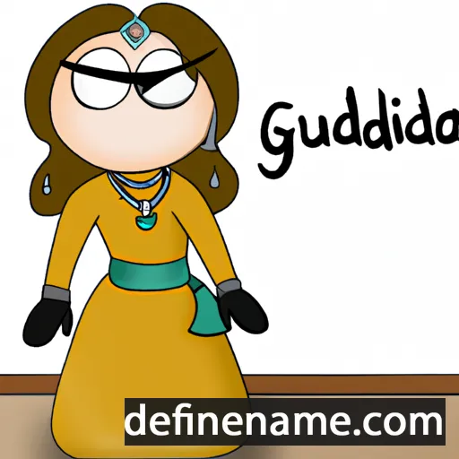 cartoon of the name Guldasta