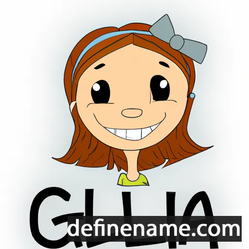 cartoon of the name Gulia