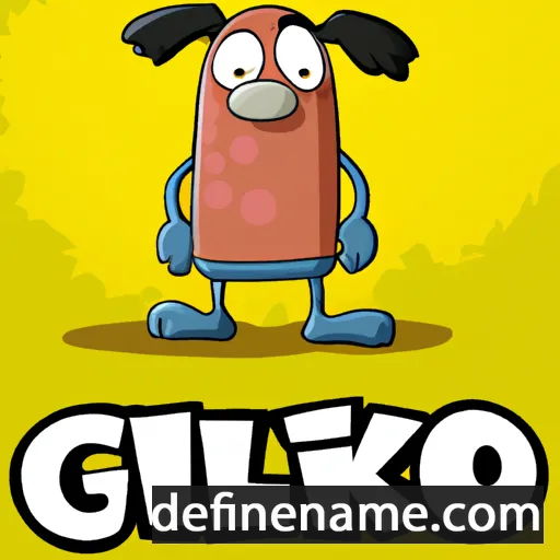 cartoon of the name Guliko