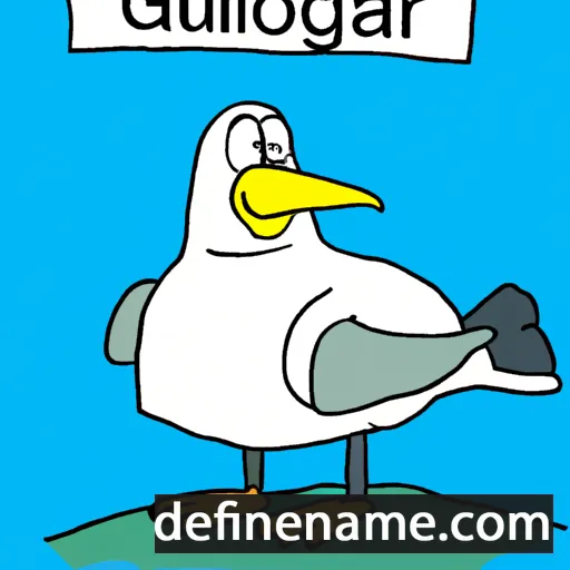 cartoon of the name Gullborg