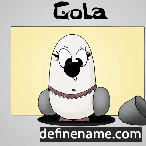 cartoon of the name Gullola