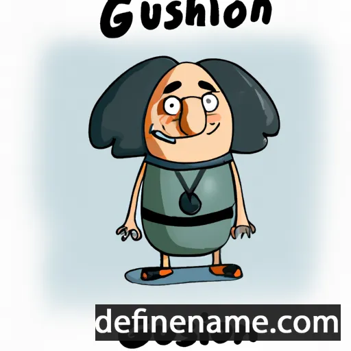 cartoon of the name Gulnishon