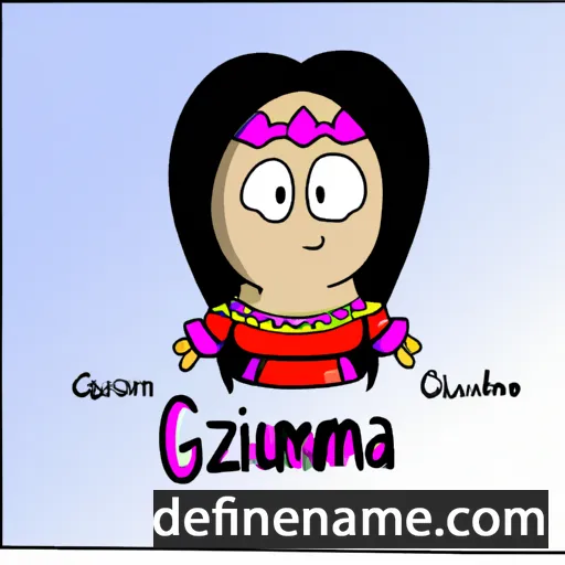 Gulzamina cartoon