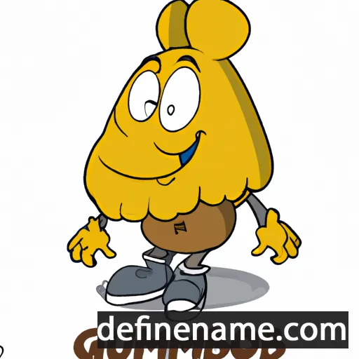 cartoon of the name Gumbor