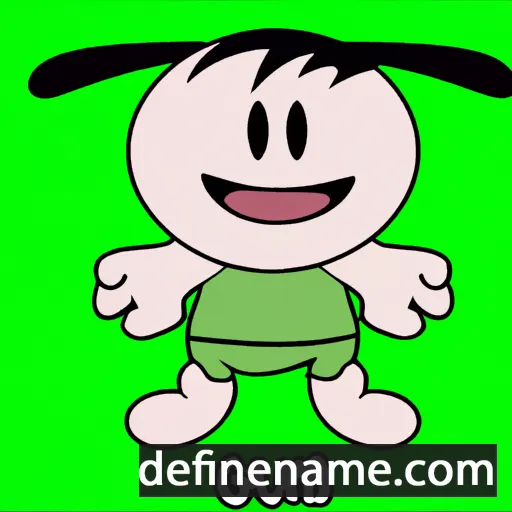 cartoon of the name Gumi