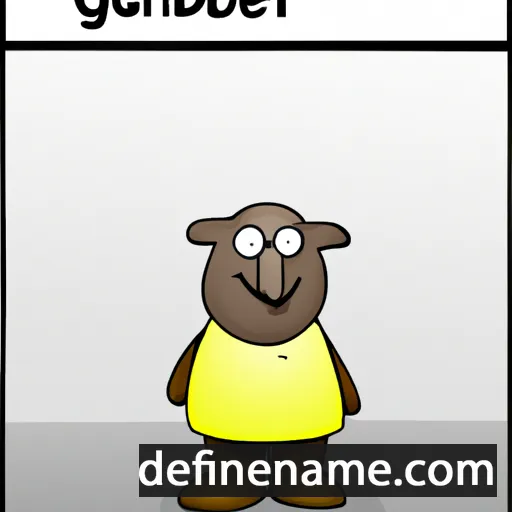 Gunbert cartoon