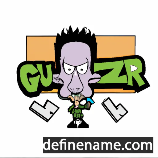 cartoon of the name Guncerz