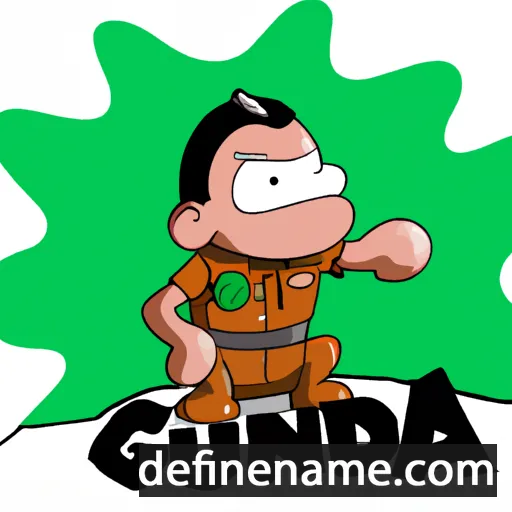 cartoon of the name Gunda