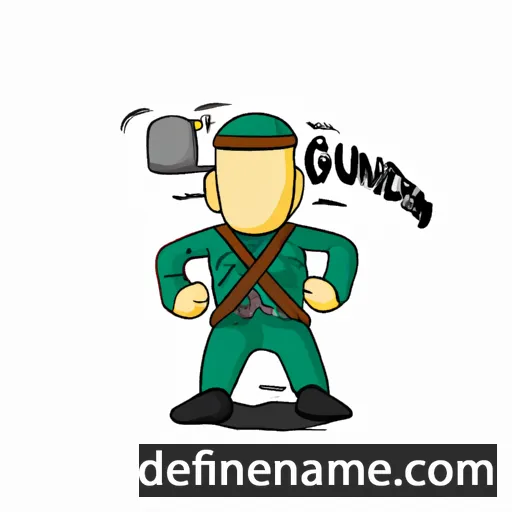 cartoon of the name Gundang