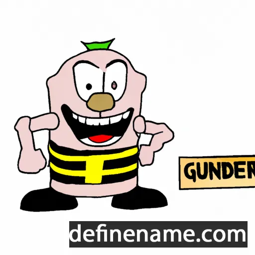 cartoon of the name Gundeberga