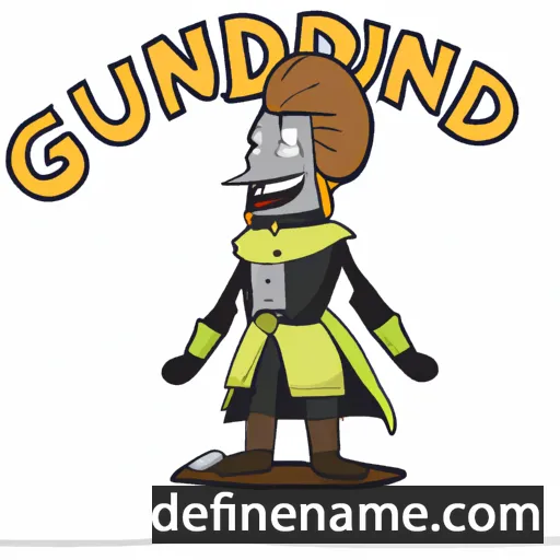 cartoon of the name Gundelindis