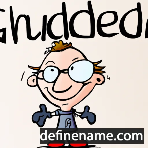 cartoon of the name Gunderich