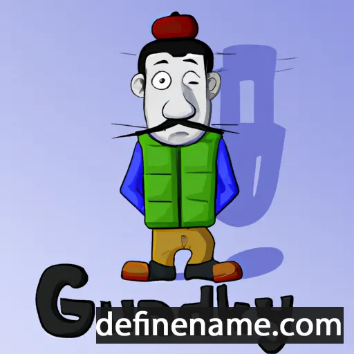 cartoon of the name Gunderyk