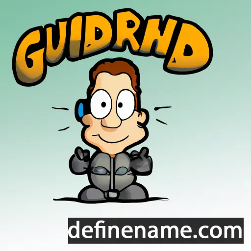 cartoon of the name Gundhard