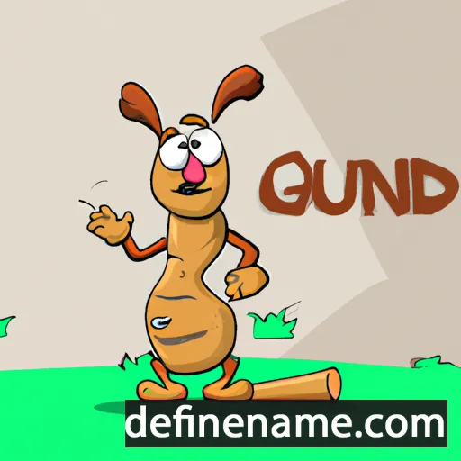 cartoon of the name Gundi