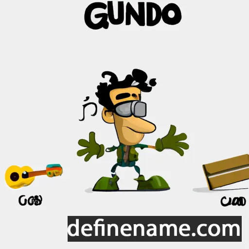 cartoon of the name Gundoaldo