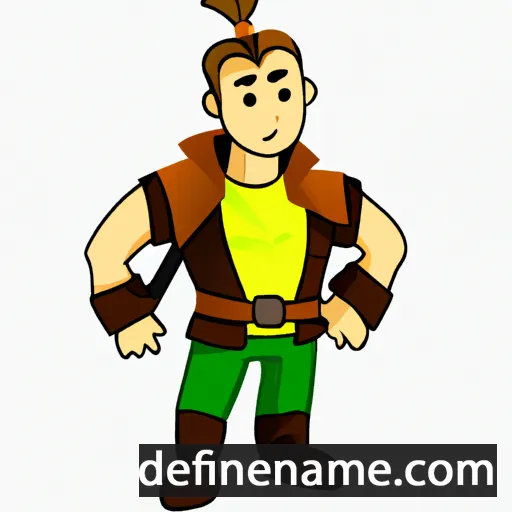 cartoon of the name Gundor