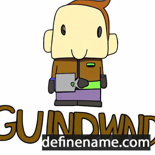 cartoon of the name Gundwin