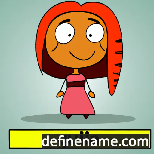 cartoon of the name Gunila