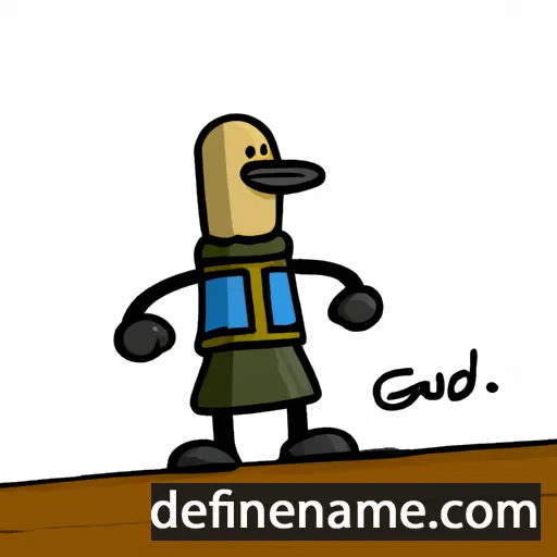 cartoon of the name Gunlöd