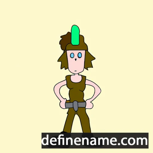 cartoon of the name Gunmarie