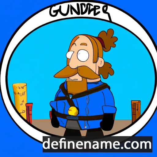 cartoon of the name Gunneborg