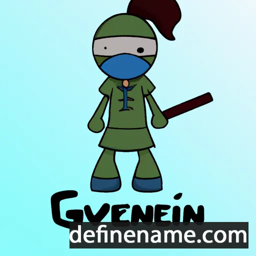 cartoon of the name Gunnevi