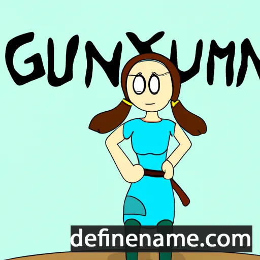 cartoon of the name Gunnfinna