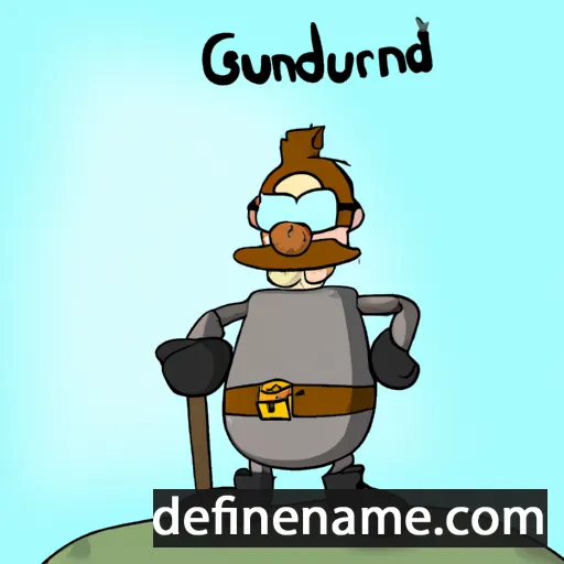 cartoon of the name Gunnfrøðr