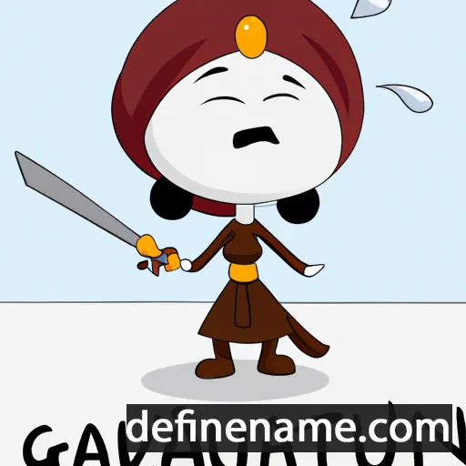 Gunnhvati cartoon