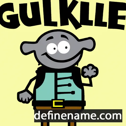 cartoon of the name Gunnkæll