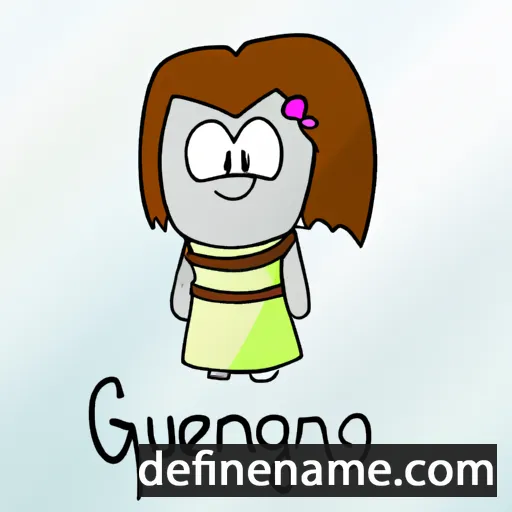 cartoon of the name Gunnveig