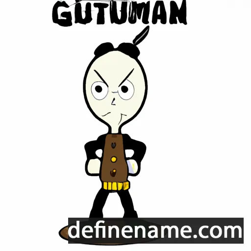 cartoon of the name Gunthamund