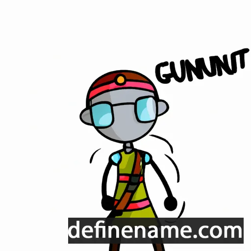 Guntranu cartoon