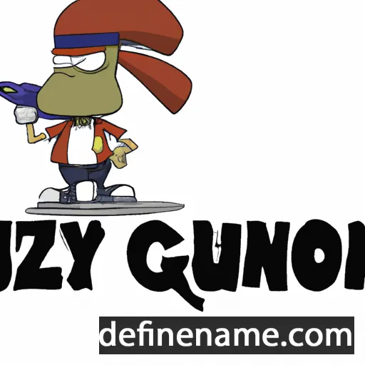 cartoon of the name Gunzo